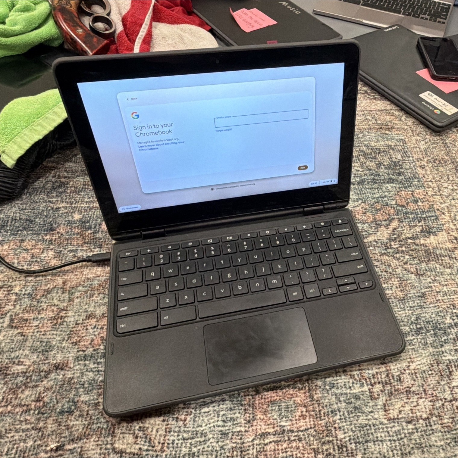 Lightly used Chromebook