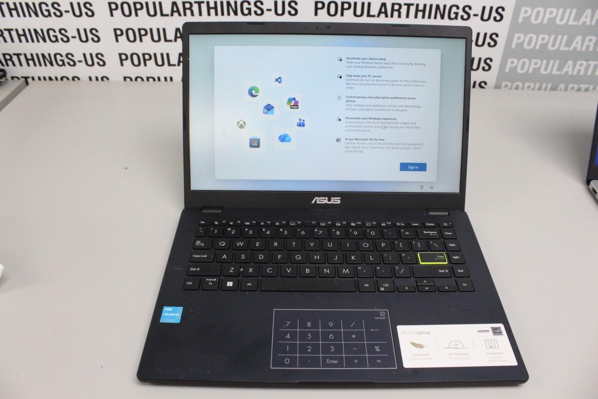 Asus E410KA-CL464 14″ (64GB, Celeron N4500, 4GB) Laptop (C31034427)