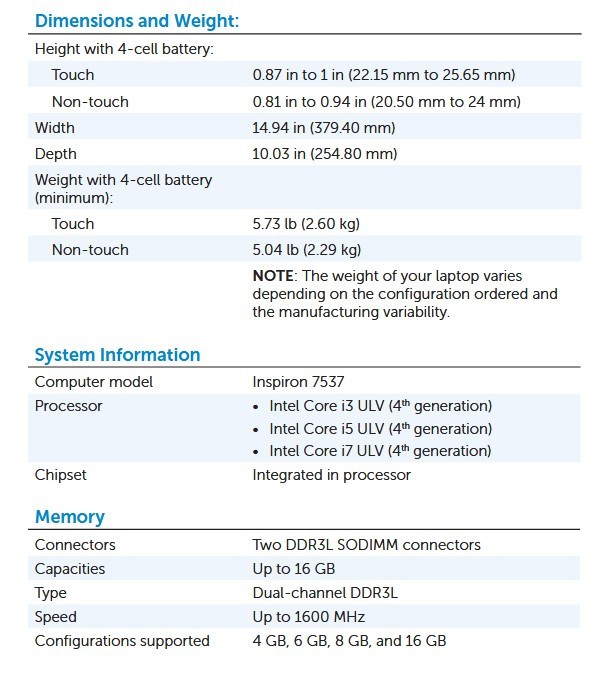 DELL INSPIRON 7537 Laptop *TOUCH* 15″ i7 Win11 Pro 25H2/Office 2021-extras-10