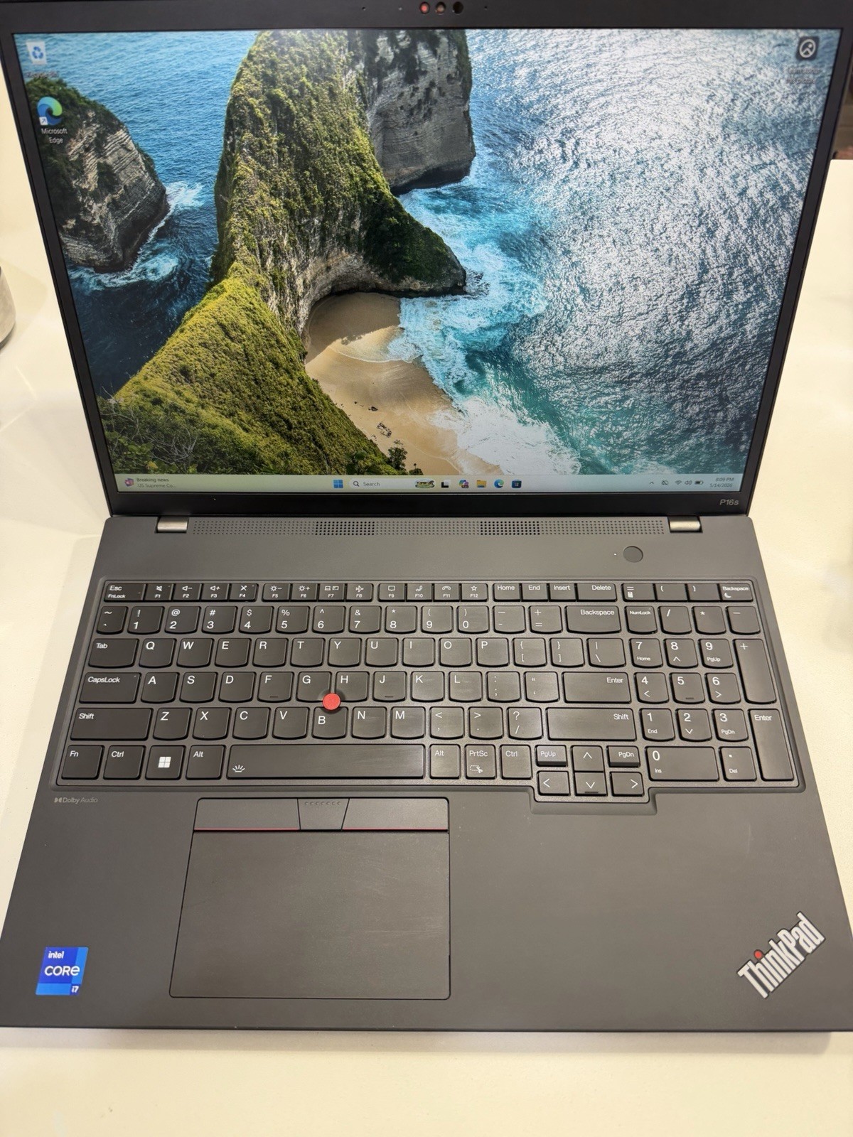Lenovo ThinkPad P16s Gen 2 i7-1360P RTX A500 16GB 512GB SSD 16” Workstation
