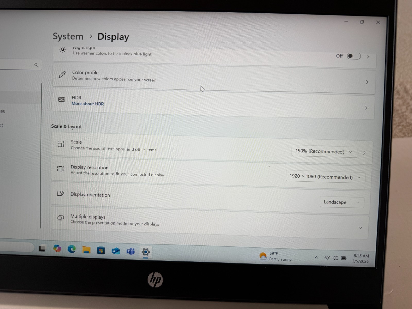 HP ProBook 440 G6 laptop Intel Core I7-8565U 1.80GHz, 8GB RAM 128 GB SSD