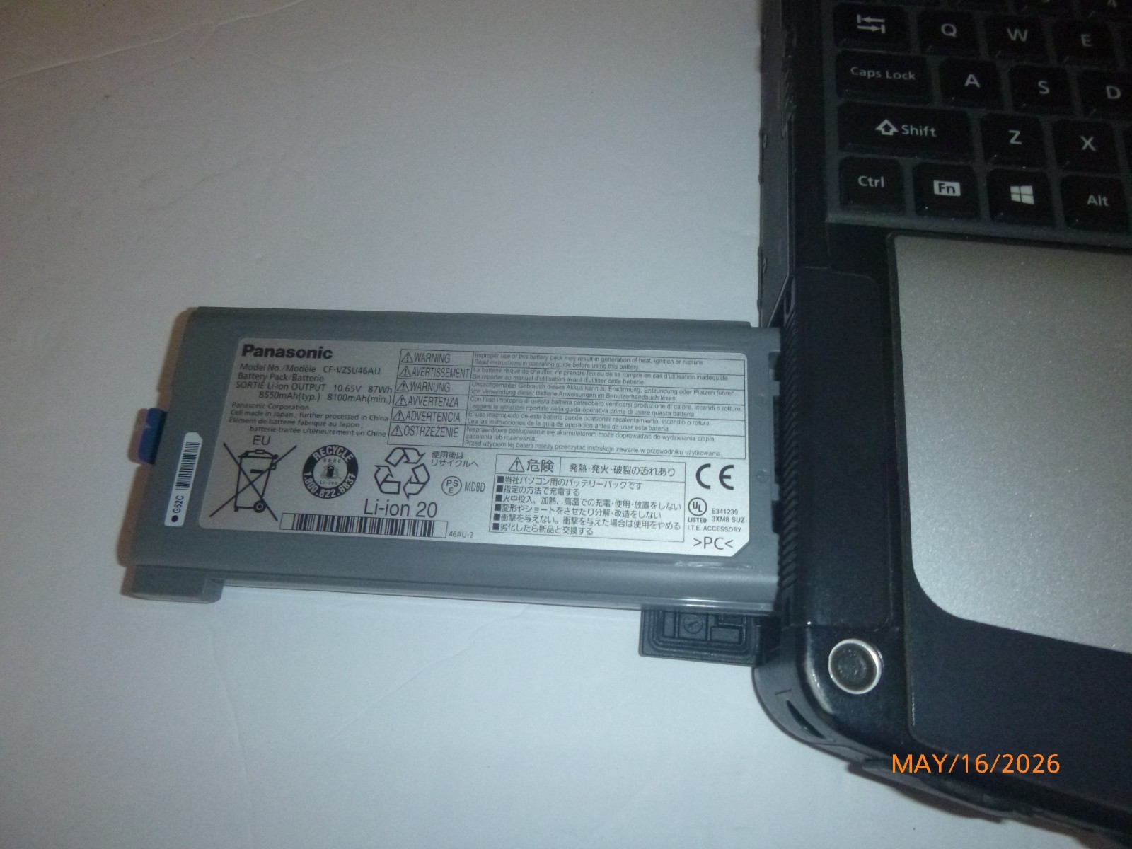 Panasonic Toughbook i7 5600M 2.6GHz 8GB 275GB – Win 11 Pro -MK5 – CF-3113-02VM