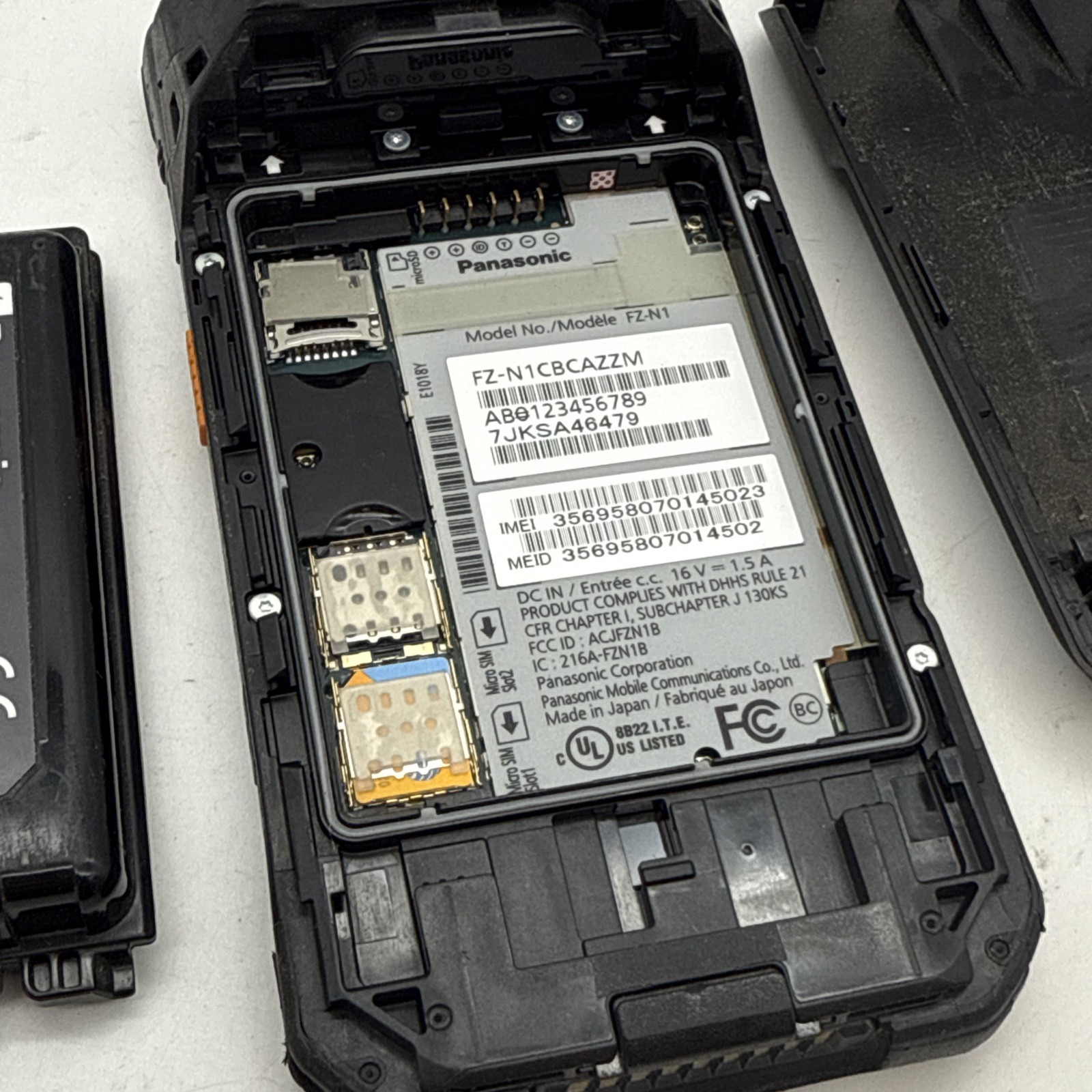 Panasonic FZ-N1 Toughpad Rugged Barcode Scanner Smartphone, Dual SIM (B12:17)