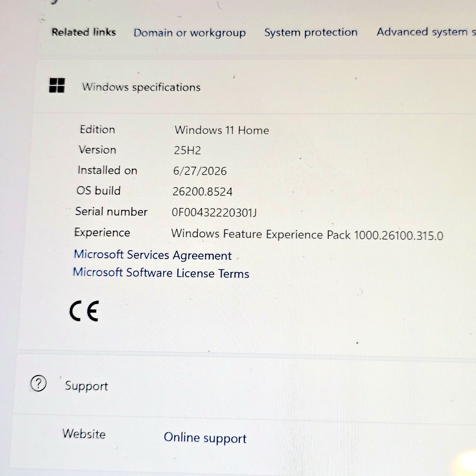 Surface Pro 8 (11th Gen) – i5‑1135G7 / 256GB SSD / 8GB RAM – Windows 11