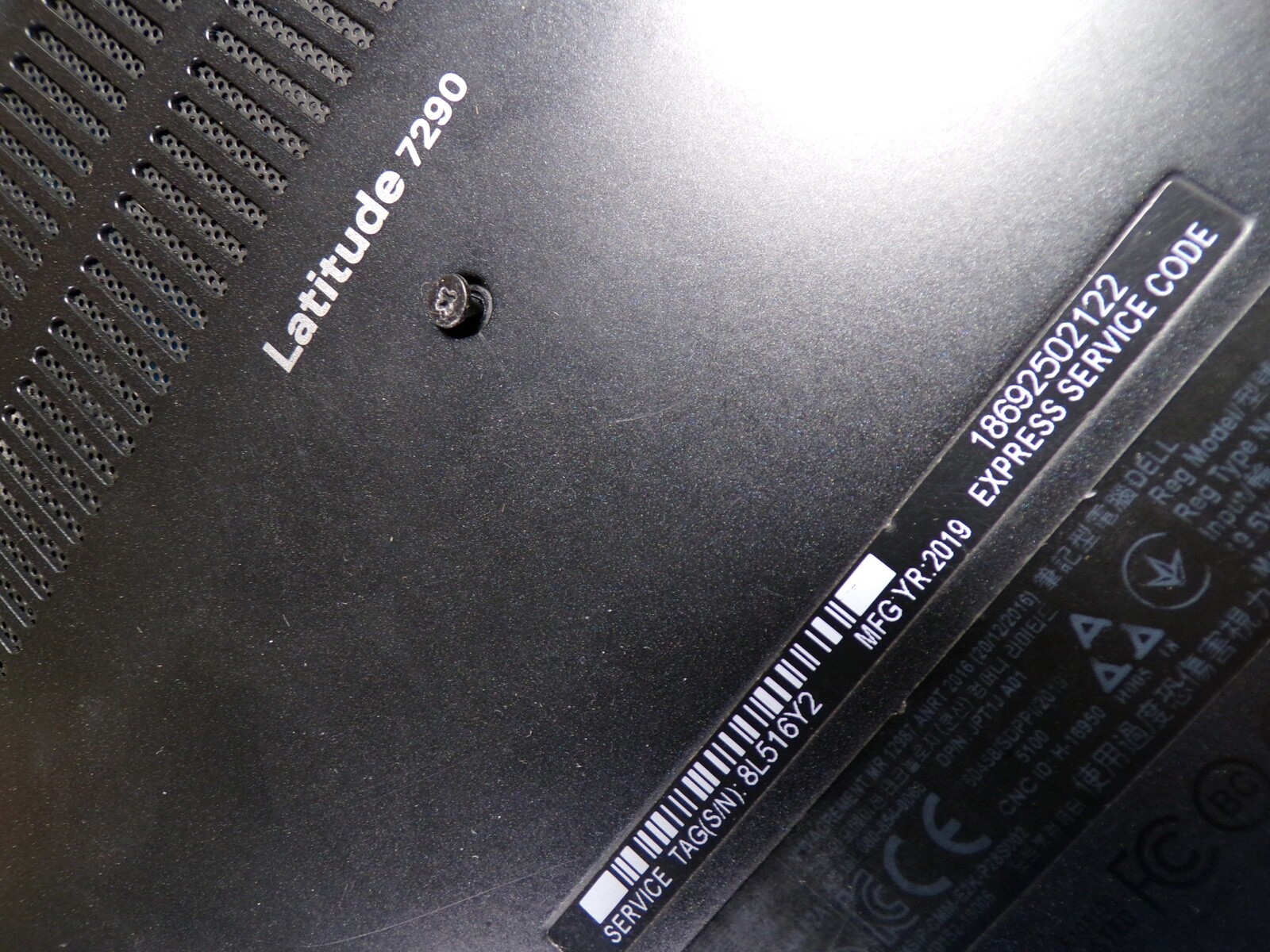 DELL LATITUDE 7290 INTEL Core i5-8350U 1.70GHZ 8GB RAM