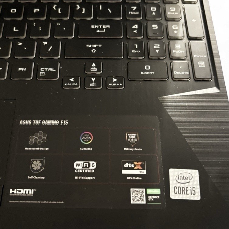 ASUS TUF Gaming F15 (FX506LI) Gaming Laptop – Used Good Condition