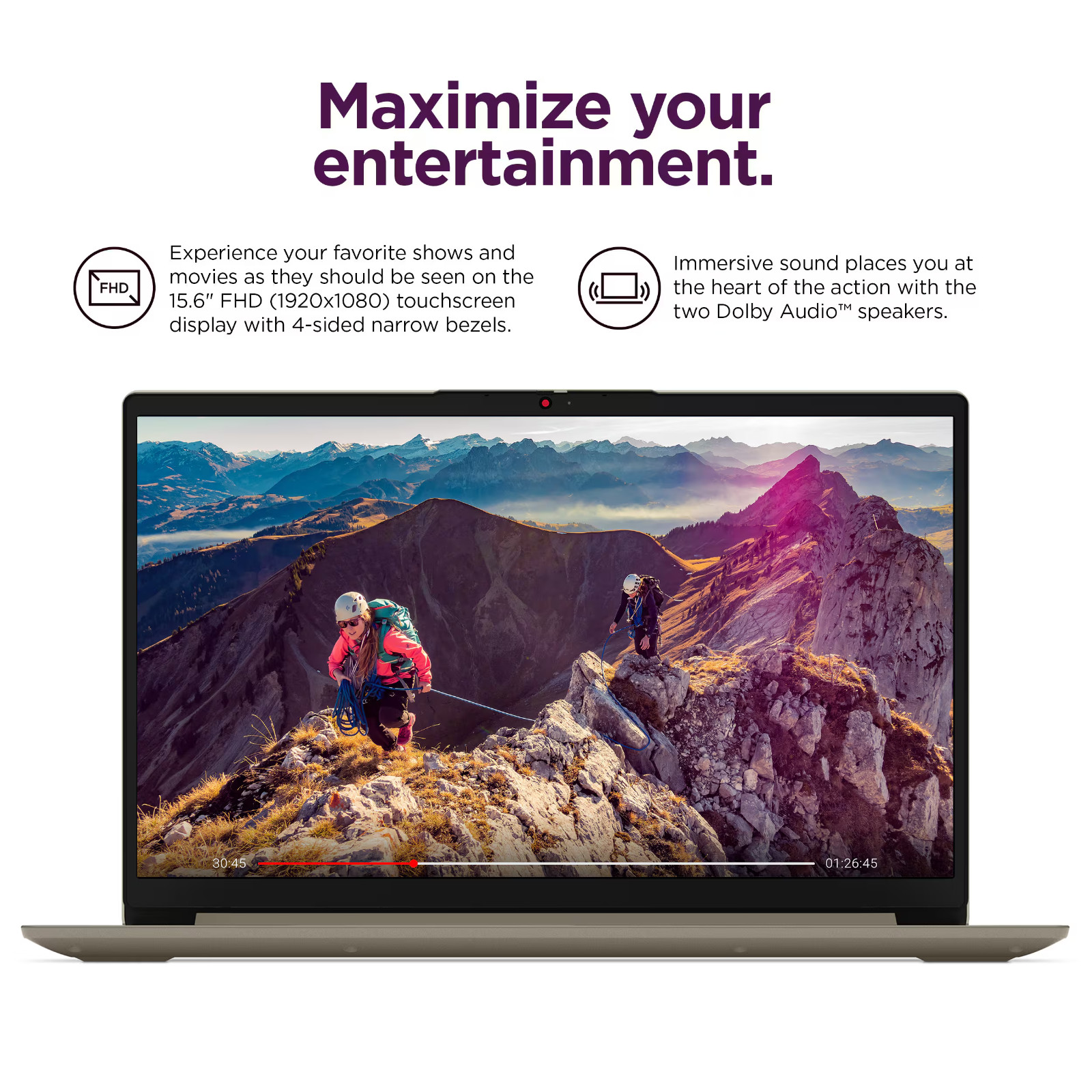 Lenovo IdeaPad 15.6″ FHD, AMD Ryzen 5, Upto 36GB RAM & 2TB SSD, Backlit Keyboard