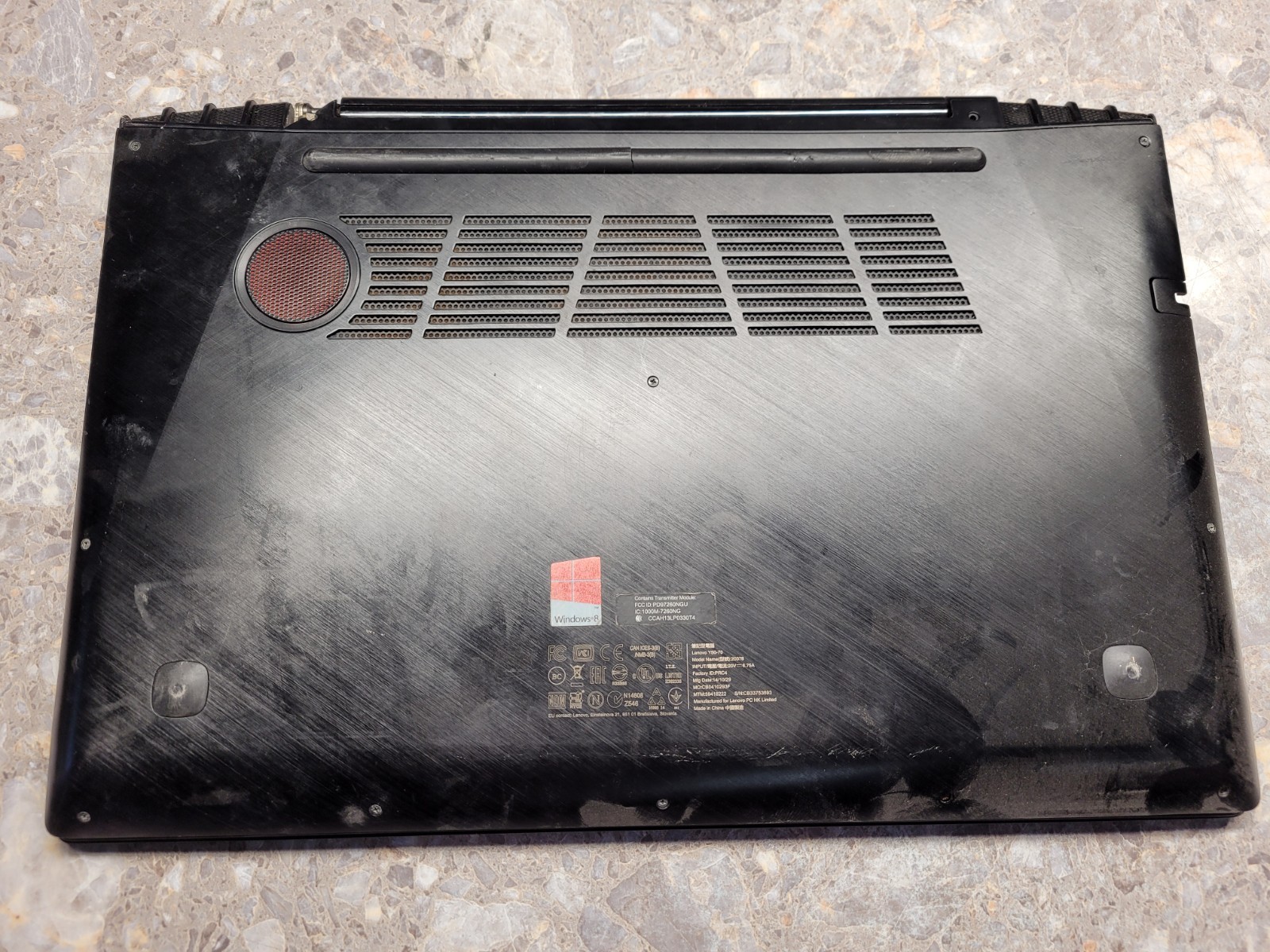 Lenovo Y50-70, Intel Core i7, GTX, DAMAGED SCREEN! AS IS