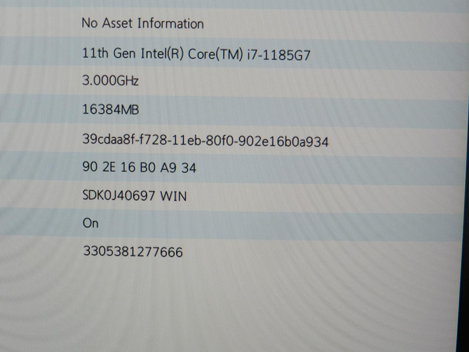 LENOVO THINKPAD X1 CARBON 9TH GEN | TOUCH | 11TH i7 | 512GB | 16GB | A+| BH 90%