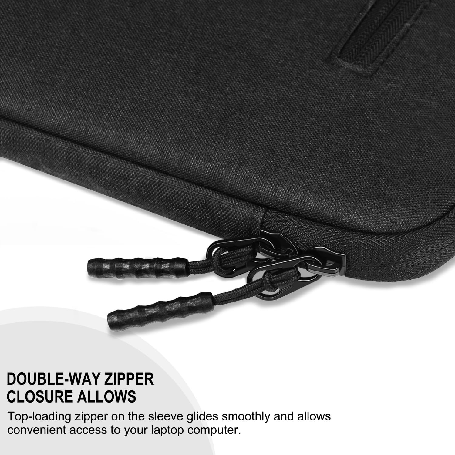 15.6 Inch Laptop Sleeve, Durable Shockproof Case with Front Pocket, Water Resist