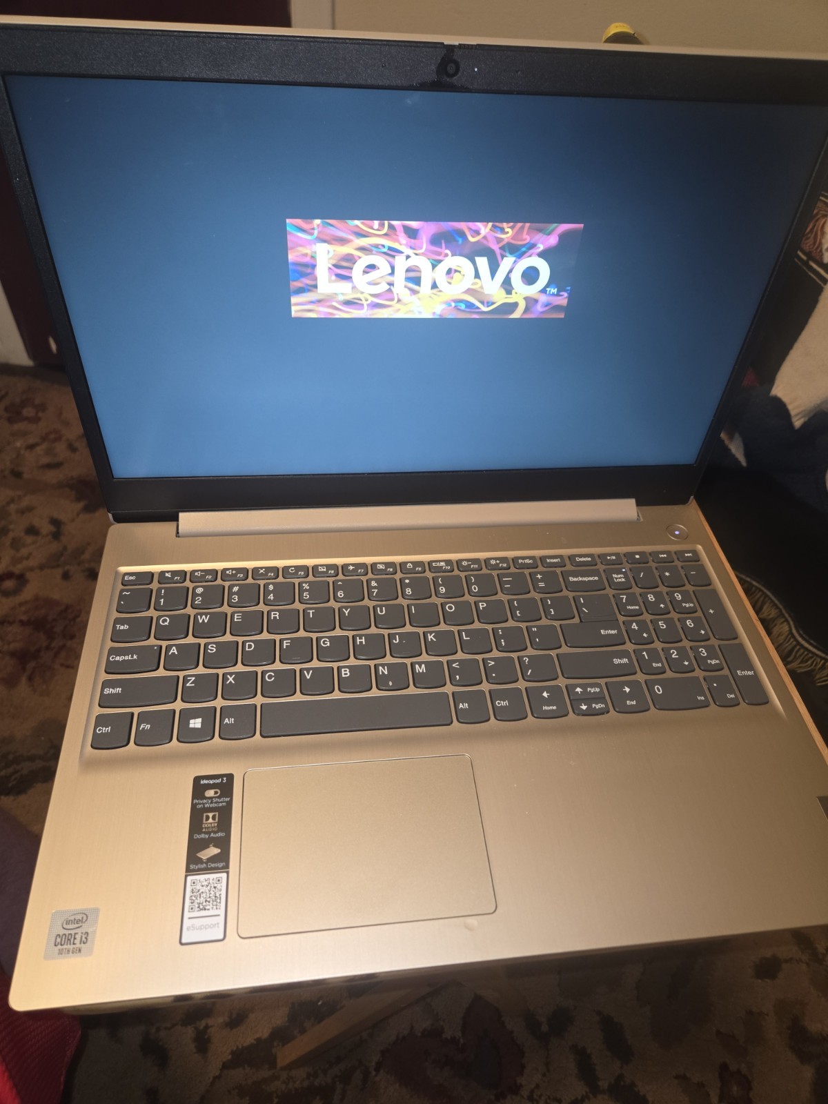 Lenovo IdeaPad 3 Intel Core i3 10th Gen Silver Dolby Audio Privacy Shutter