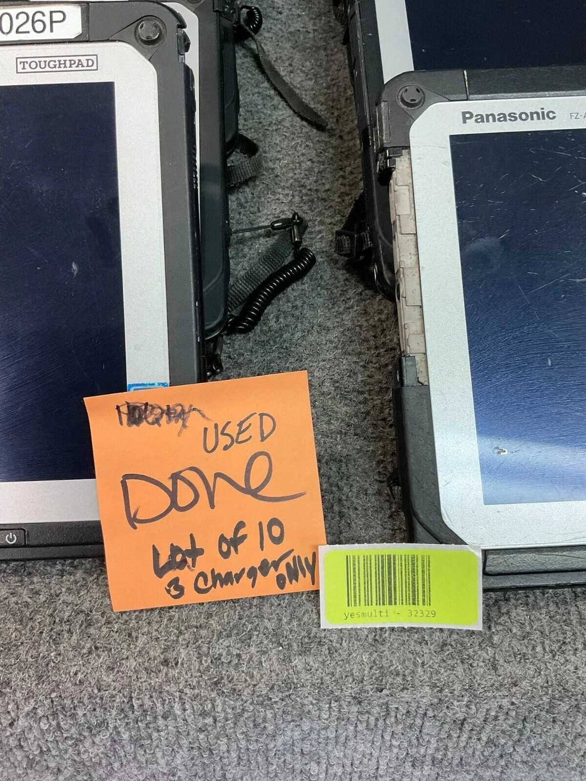 Panasonic Toughpad FZ-A2 Android Tablets Lot 11 Intel Atom Processor Used