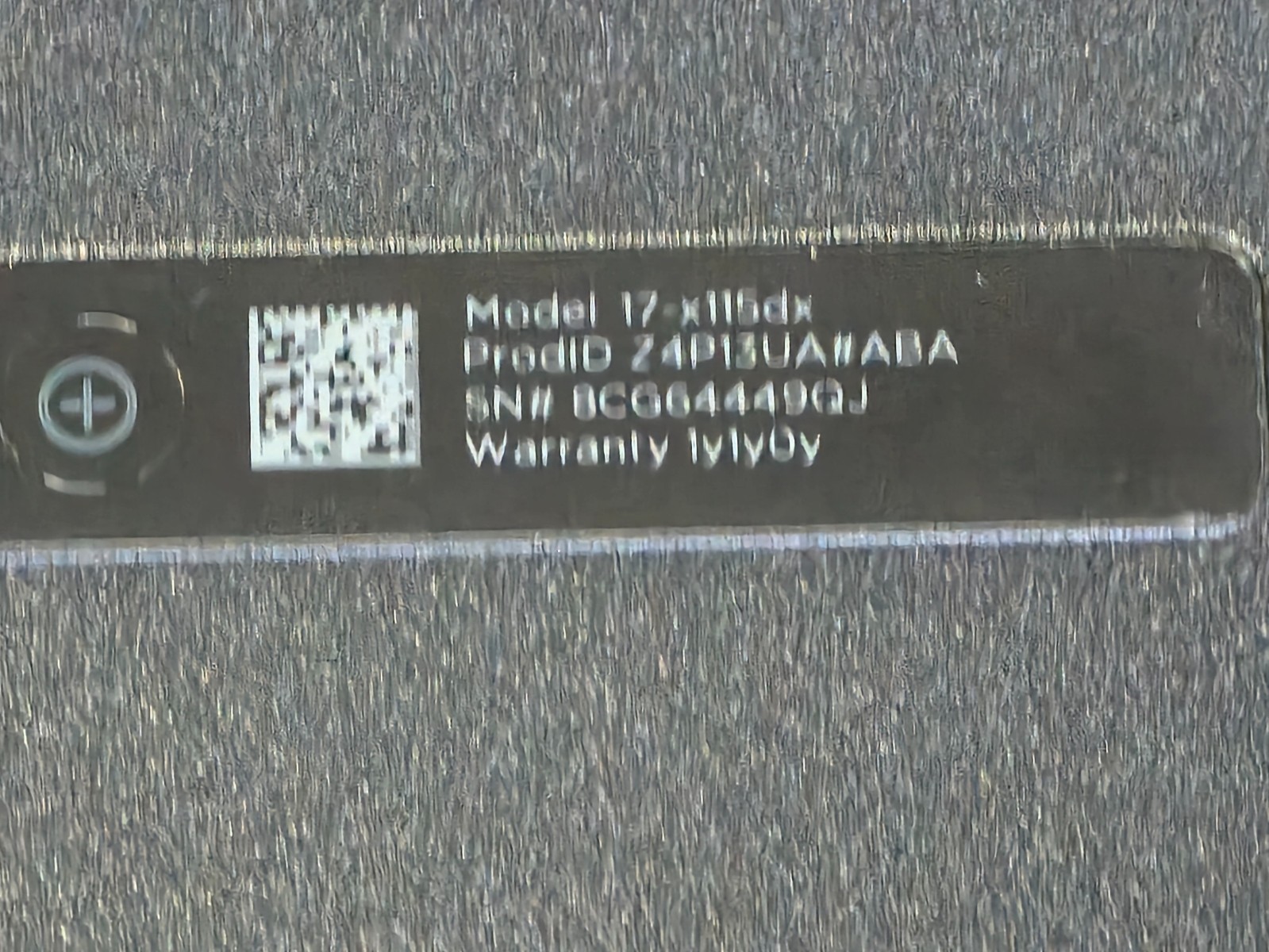 HP 17-X115DX Laptop – Intel i7 /8GB Ram/ Boots To Bios