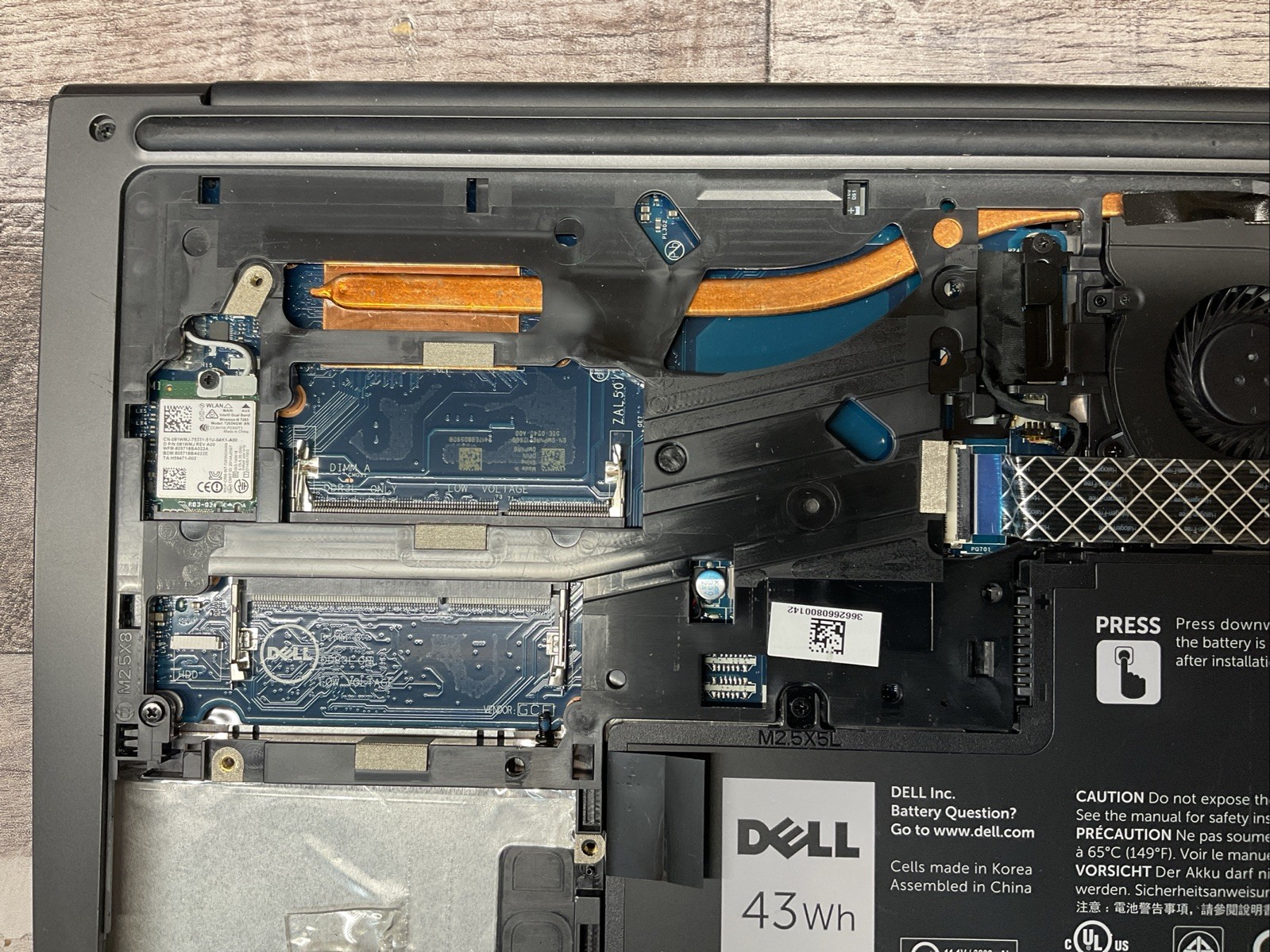 Dell Latitude 3550 / Intel Core i5 4th Gen / Parts Repair / J9