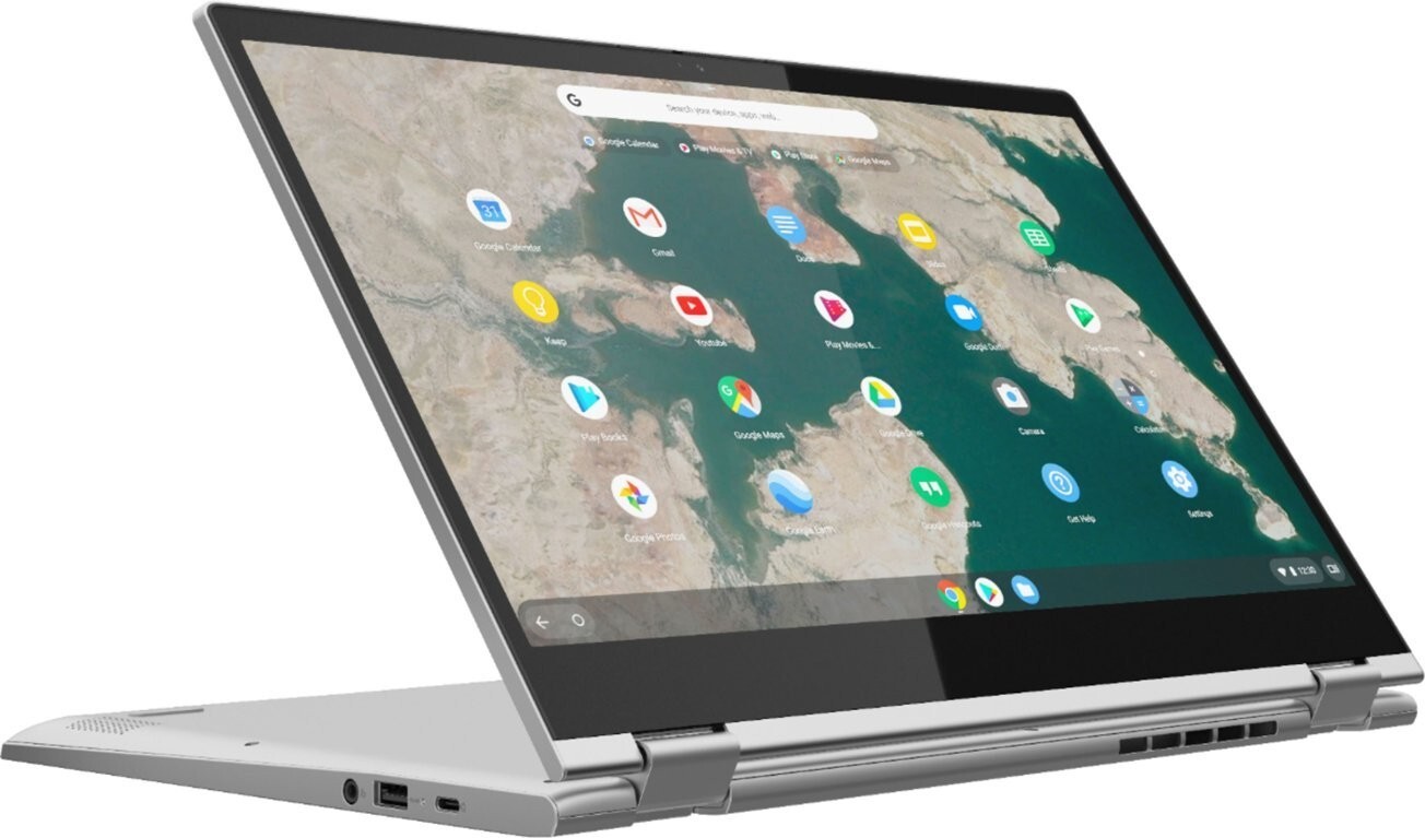 Lenovo 2-in-1 15.6″ Touch FHD Chromebook, Intel 2-Core i3, 4GB RAM, 64GB eMMC