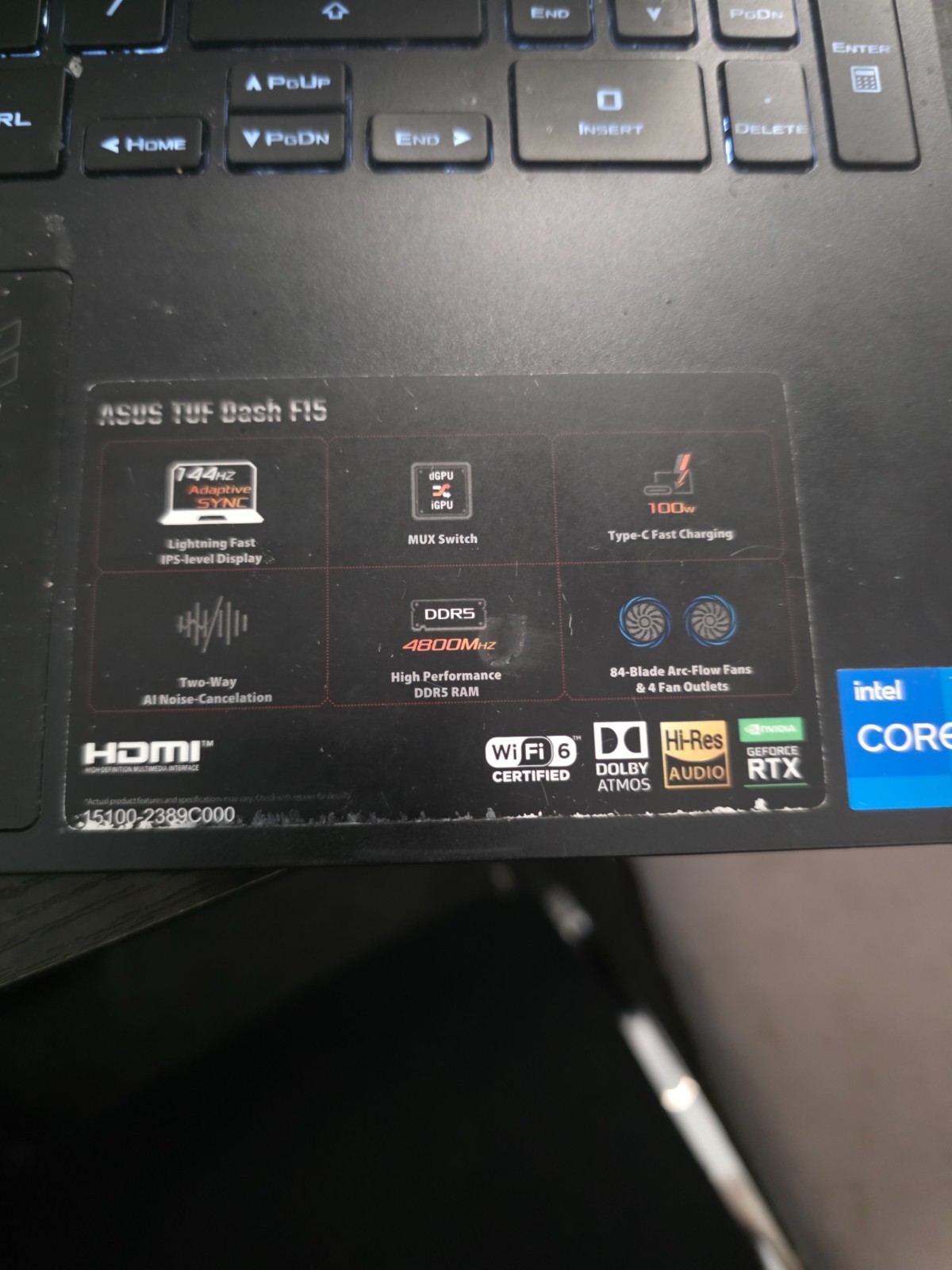 asus tuf gaming laptop rtx 3050