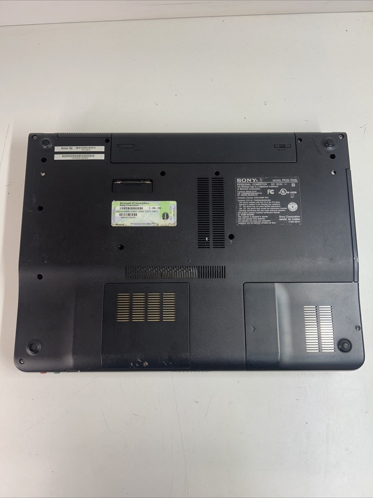 Sony Vaio VGN-FS715 Intel Celeron M370 1.50 GHz 512MB Ram 60GB HDD Win XP
