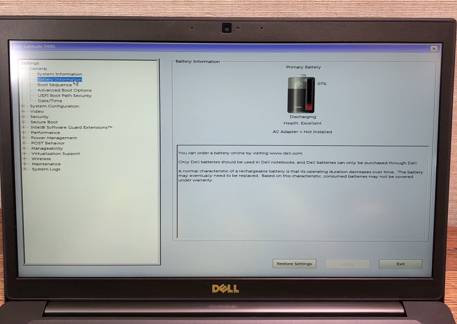 Dell Latitude 7480 14” Core i7-7600U 2.8GHz 512GB SSD 16GB RAM DDR4 – No OS