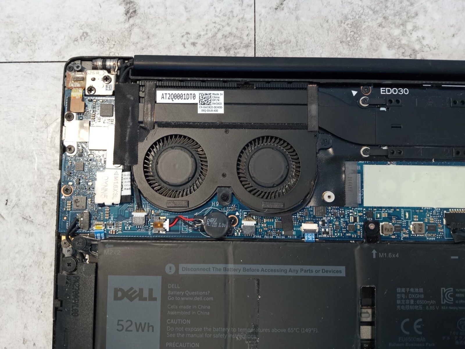 Dell XPS 13 7390 13″ Laptop Intel Core i7 PARTS OR REPAIR -FM