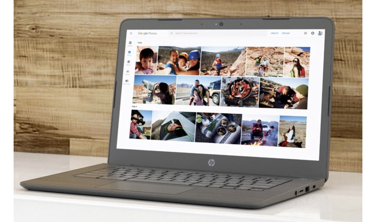 HP 14″ Touch-Screen Chromebook Intel Celeron 4GBMemory 32GB eMMC Flash N3350Gray