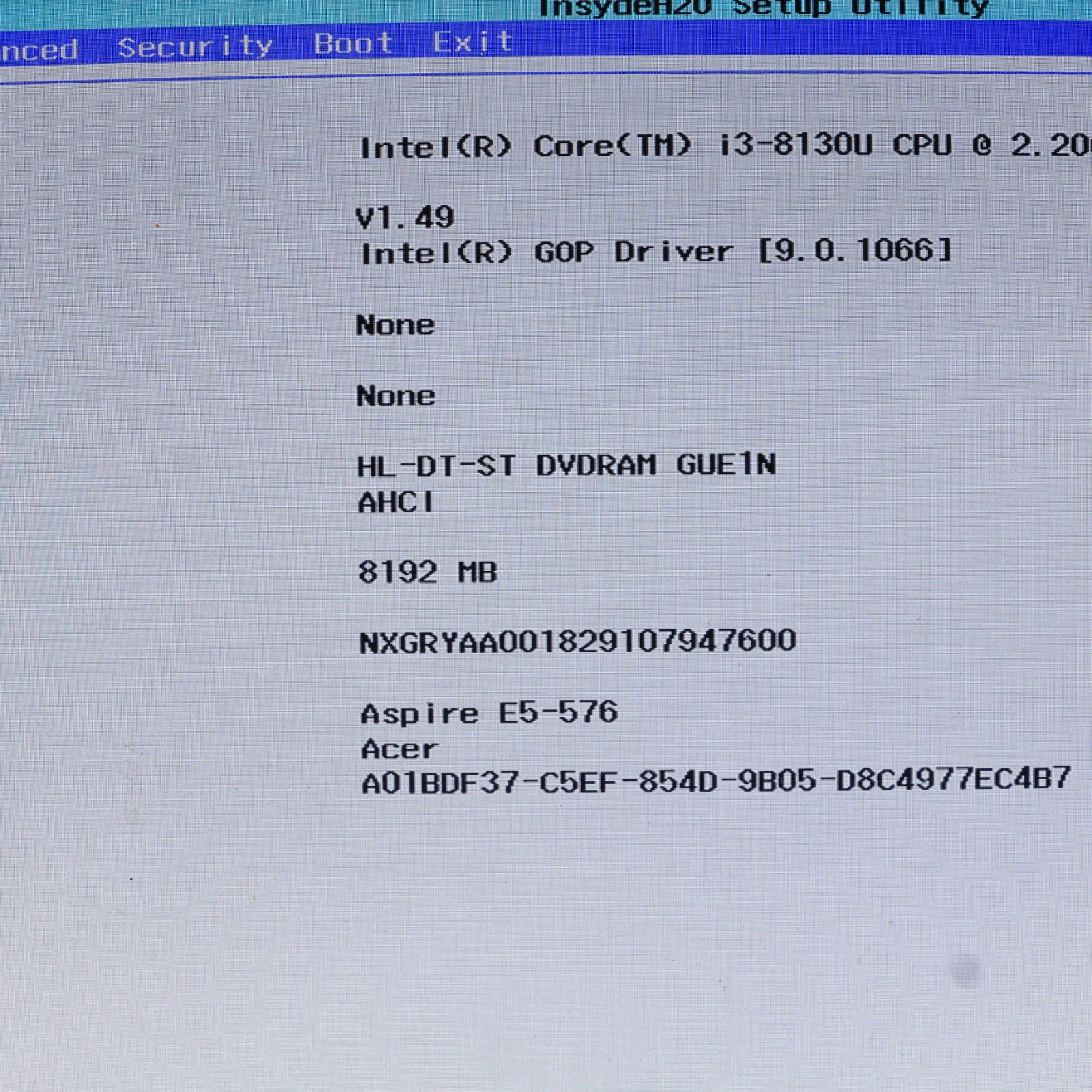 LOT OF 7 ACER ASPIRE i3 i5 i7 4th-8th Gen 8GB NO HDD **READ** T6-B6