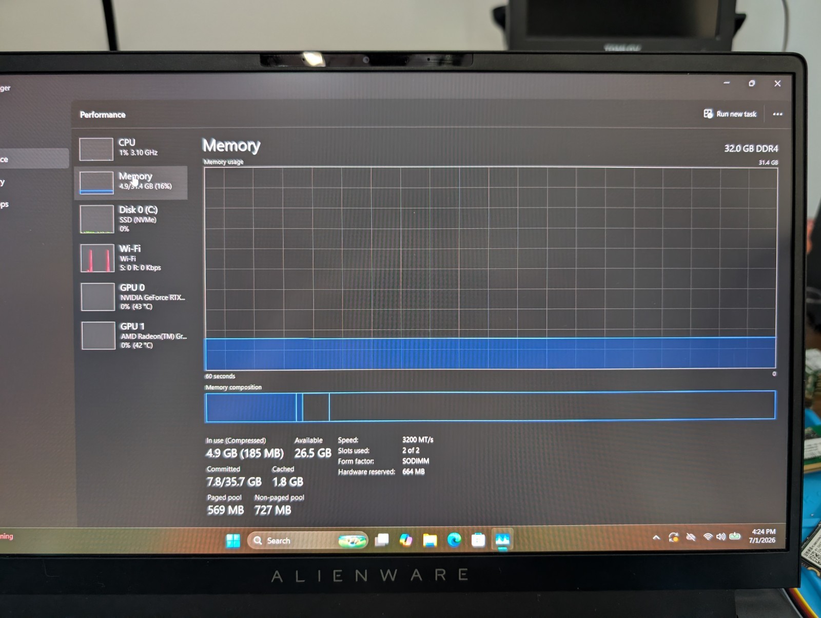Dell Alienware M15 R5 Ryzen 9 5900HX 32GB 512GB RTX 3070 Win11 Pro