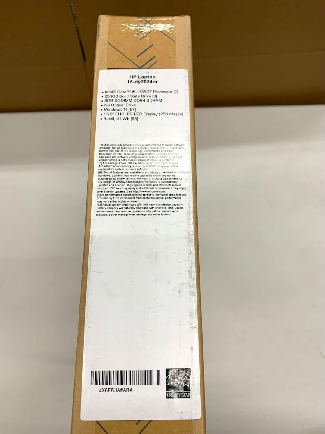 New HP 15″ Laptop Intel i5-1135G7, 8GB Ram, 256GB SSD, 15-dy2024nr