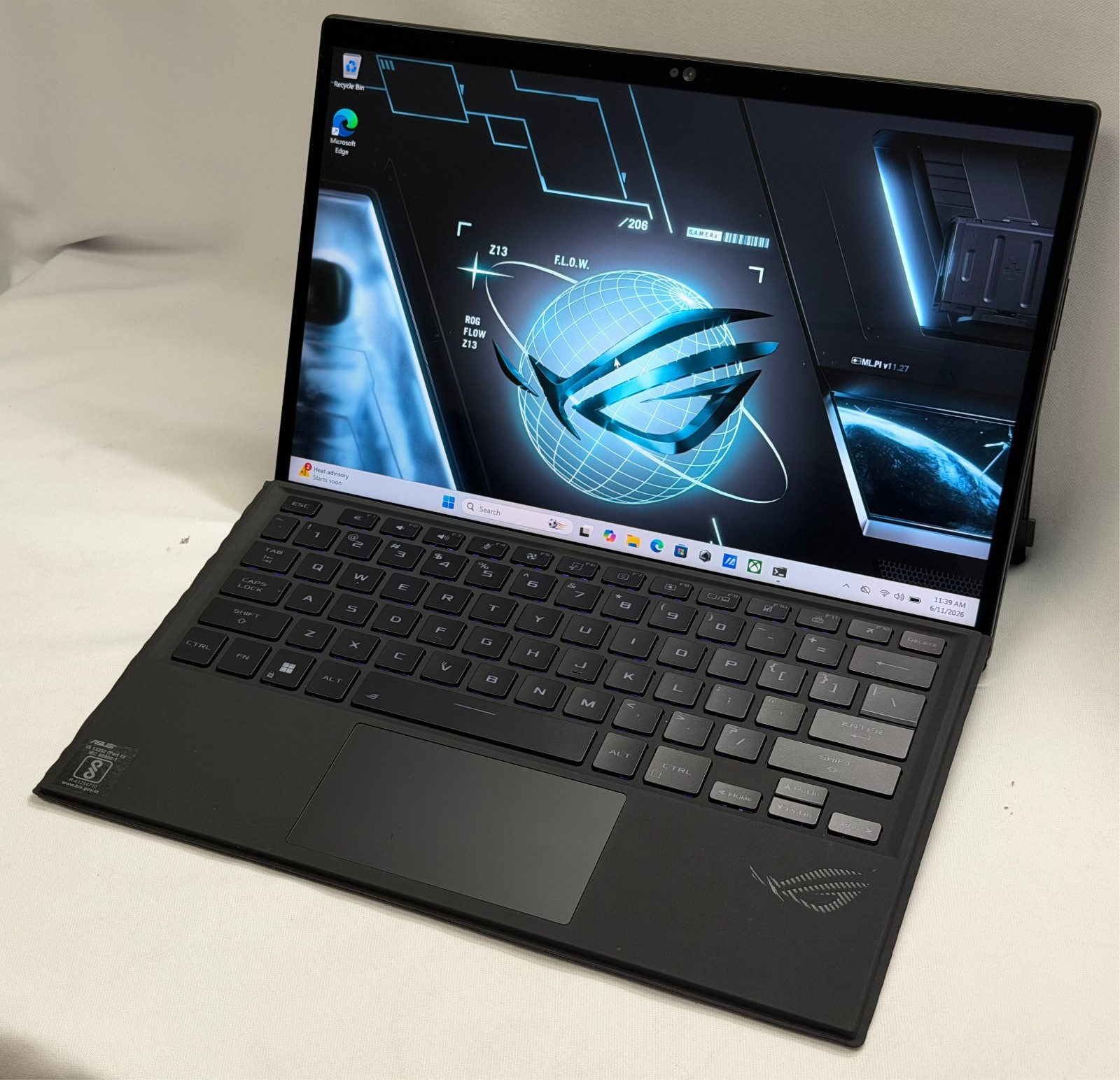 ASUS ROG Flow Z13 GZ301VU 13.4″QHD+ TouchSC i9-13900H 16GB 1TB SSD RTX4050 Win11
