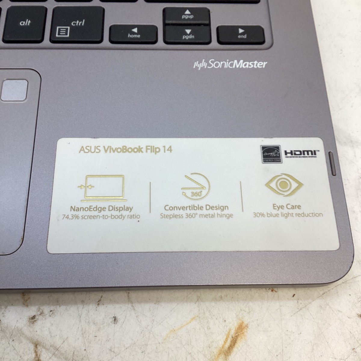 Asus VivoBook TP401M Flip 14 2-in-1 HD Touchscreen Laptop 4GB Ram (GO1066098)