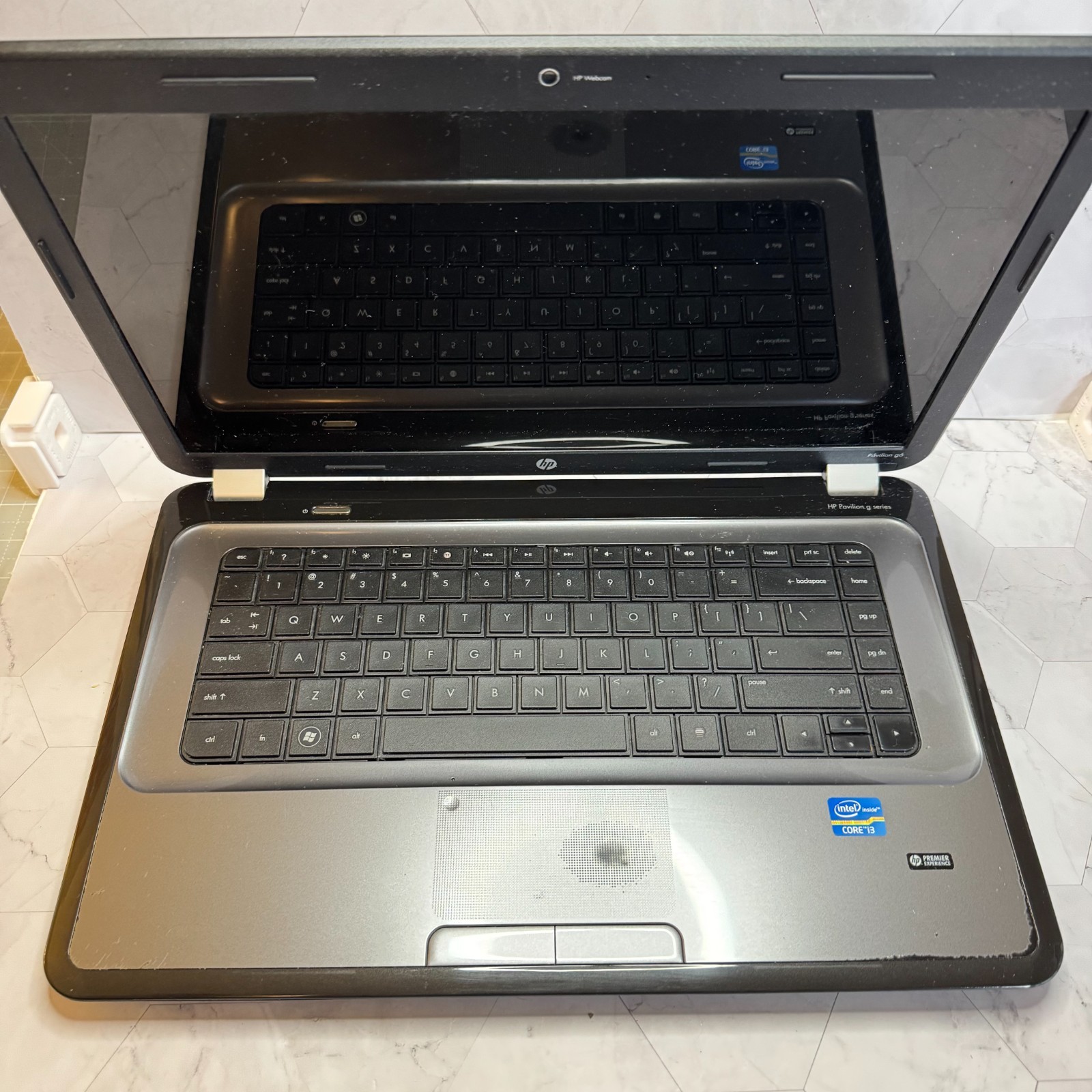 HP Pavilion G Series g6 15″ Laptop with Power Cord FOR PARTS or REPAIR