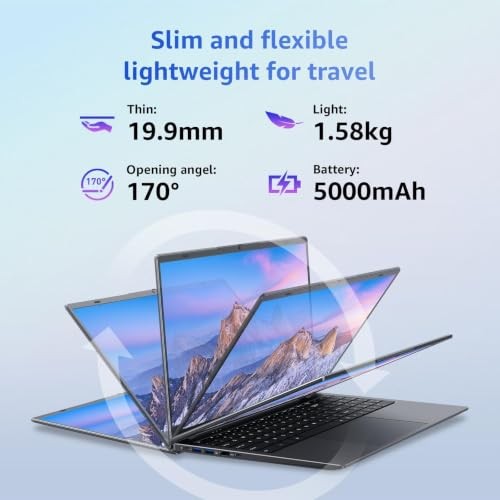 Laptop, 12GB LPDDR5 RAM 1TB SSD, 15.6 Inch Laptop Computer, N95 Quad Core