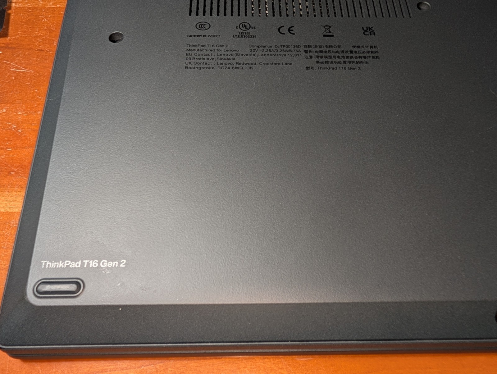 Lenovo ThinkPad T16 Gen 2 16″ Touchscreen, 7-1365U, 24GB RAM 512GB SSD, Warranty