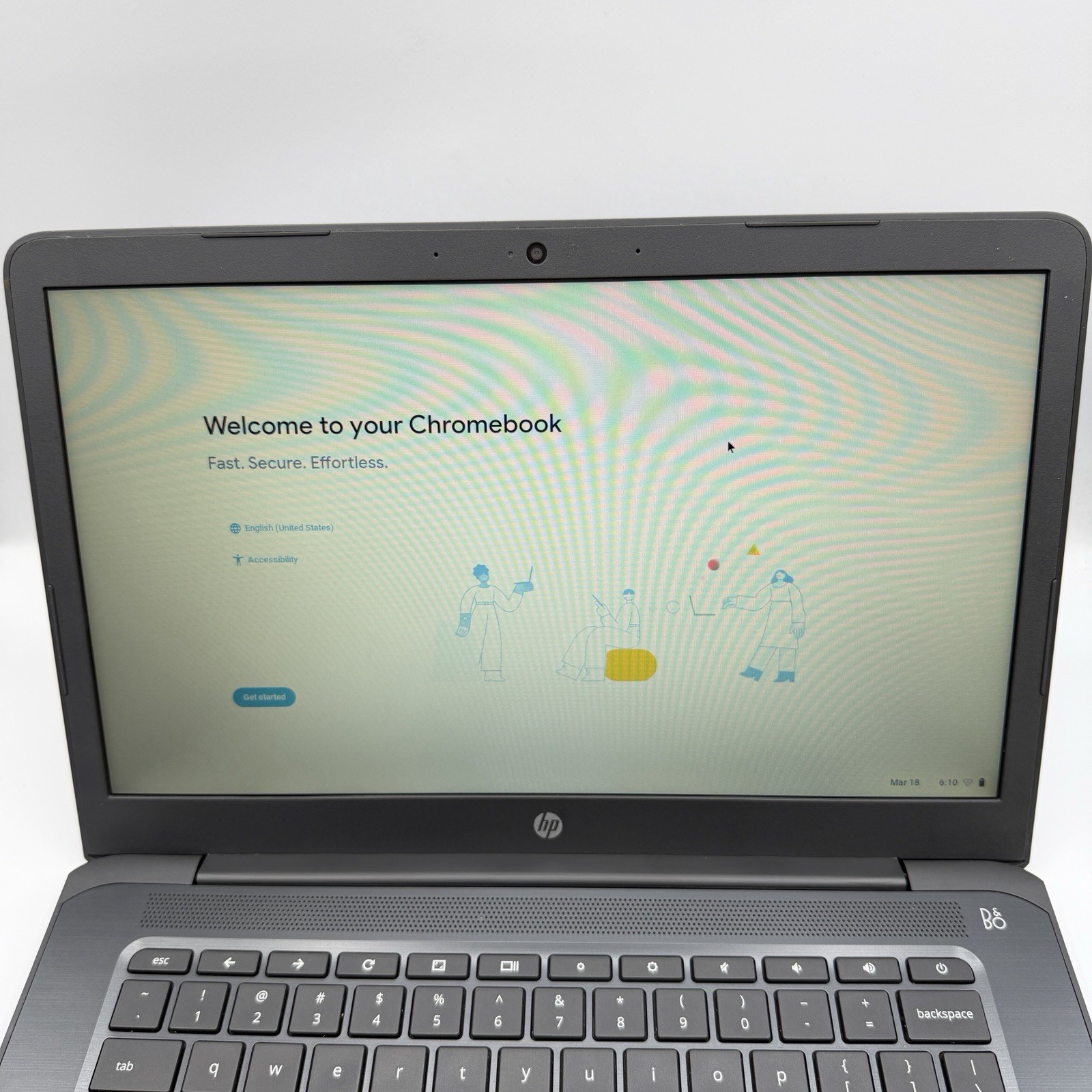 HP Chromebook 14 Laptop – QCNFA344A – w/Charger – Powerwashed – WORKS