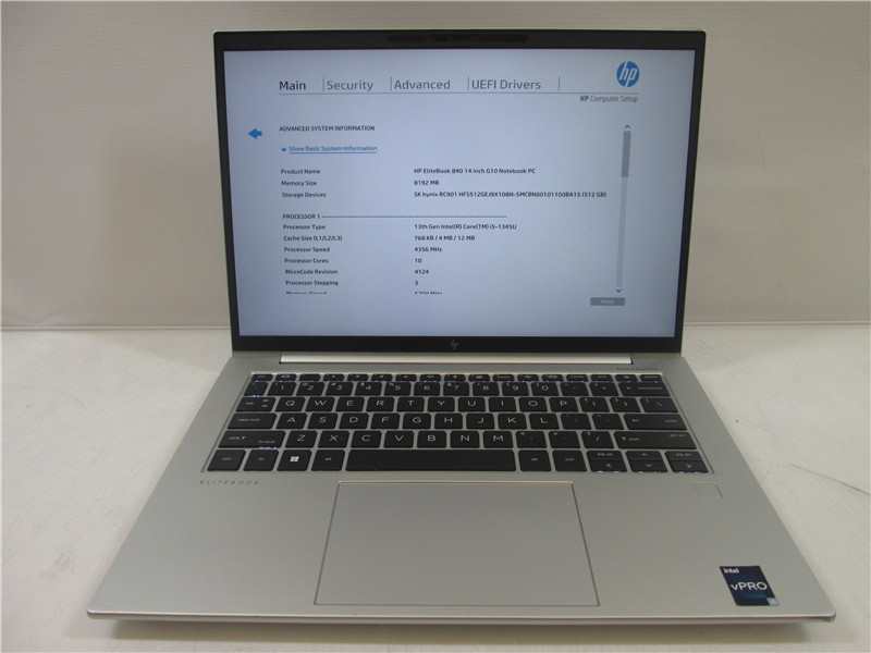 HP EliteBook 840 G10 Laptop i5-1345U 8GB 512GB SSD Win 11 COA Grade C
