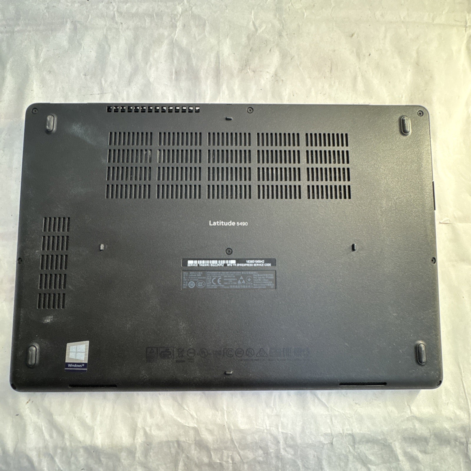 Dell Latitude 5490 14″ Laptop Core i5-7300U @2.60GHz 8GB RAM 512GB HDD W11P