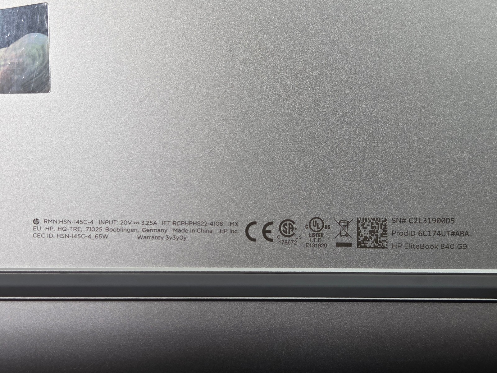 Hp EliteBook 840 G9 14″ 512GB SSD 16GB RAM Intel Core i5-1235U Laptop