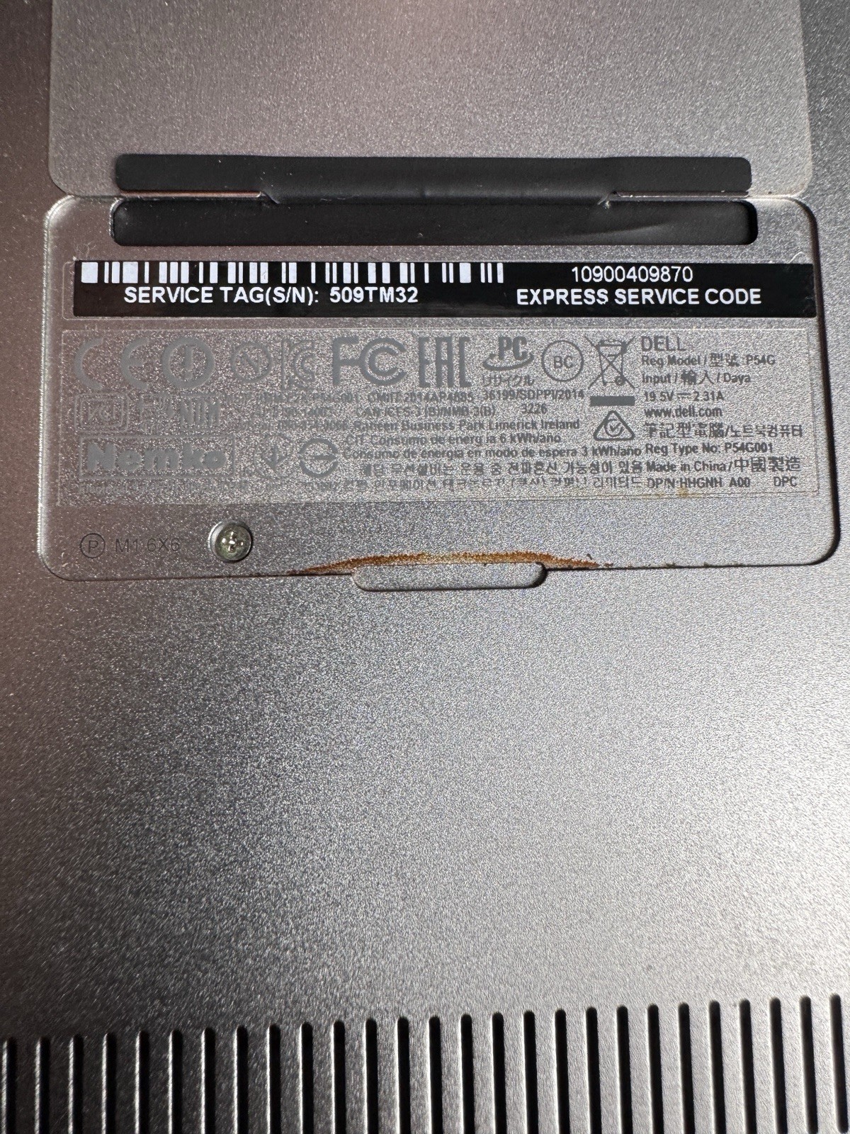 Dell XPS 13 9343 Intel i5 120Gb SSD 4GB Ram Needs Battery And Sticky