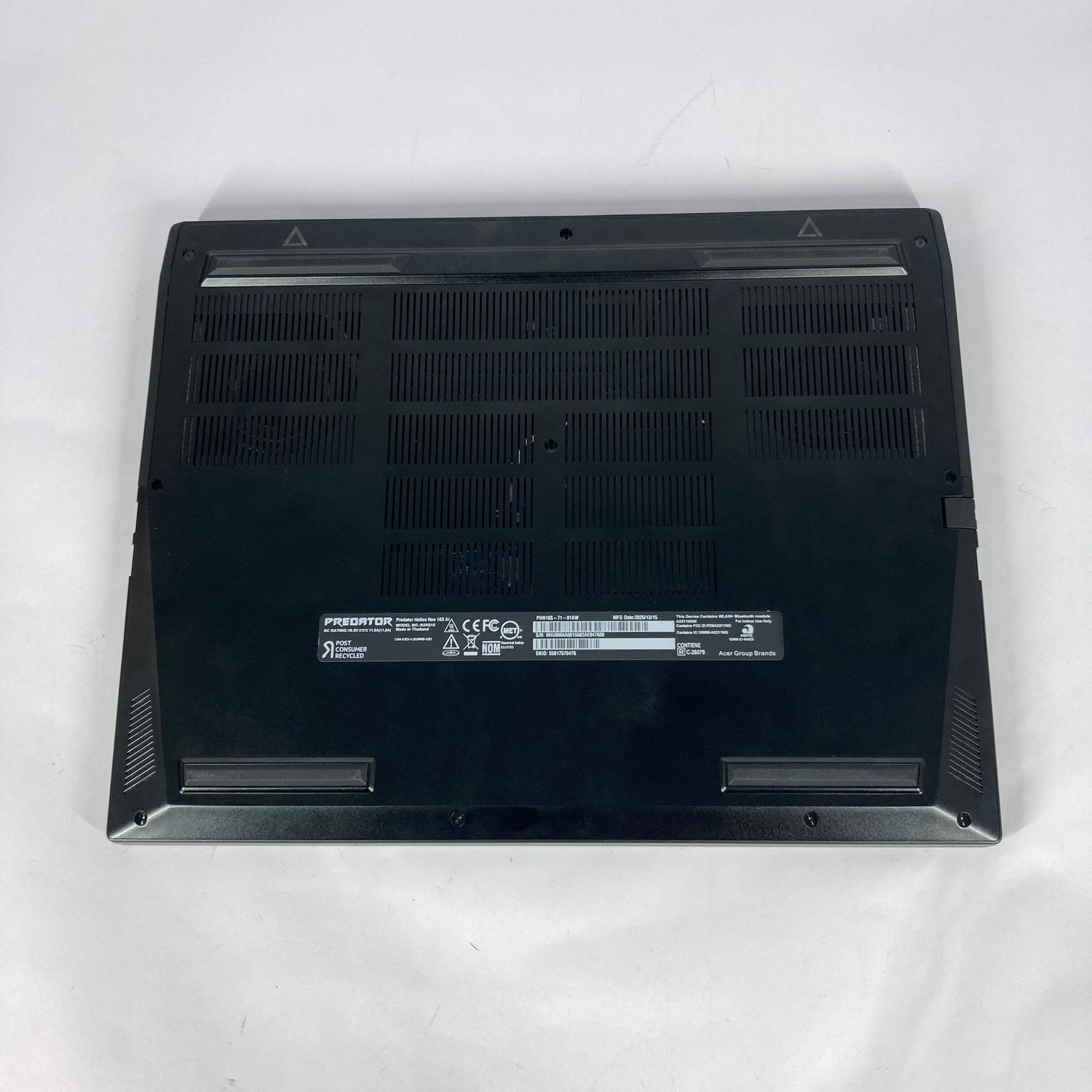 Acer PHN165-71 16″ ULTRA 9 275HX 2.7GHz 16GB RAM 1TB SSD GeForce RTX 5060