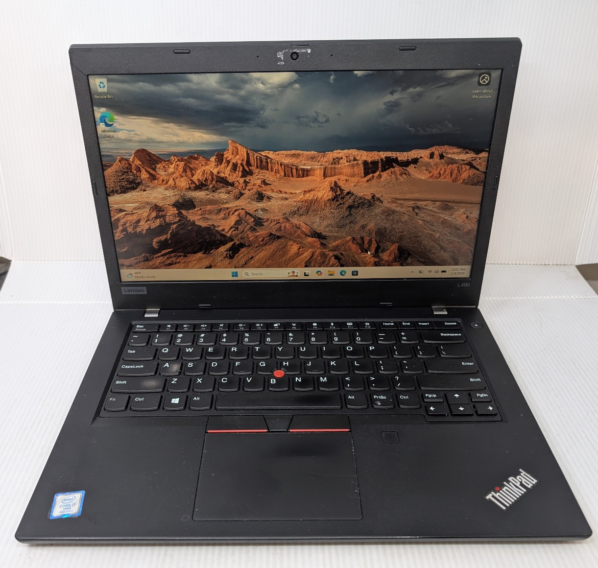 Lenovo ThinkPad L490 14″ Touch i7-8665U 1.90GHz 32GB DDR4 1TB NVMe SSD W11P KEF