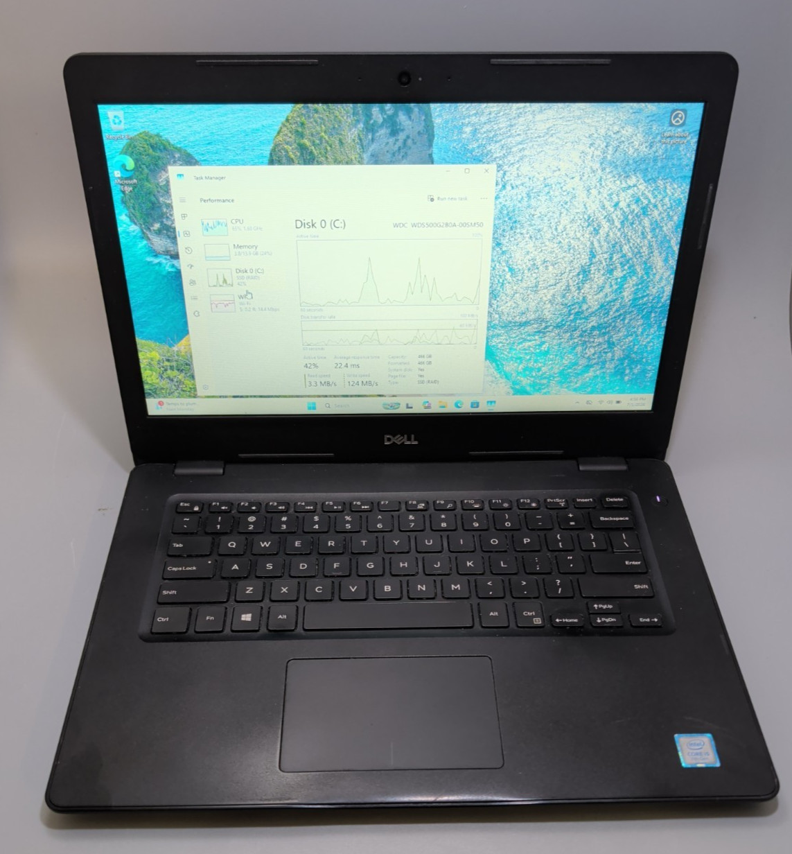 Dell Latitude 3490 15.6″ Laptop /Intel i5-7200U/16GB RAM/500GB SSD /Win 11 Pro
