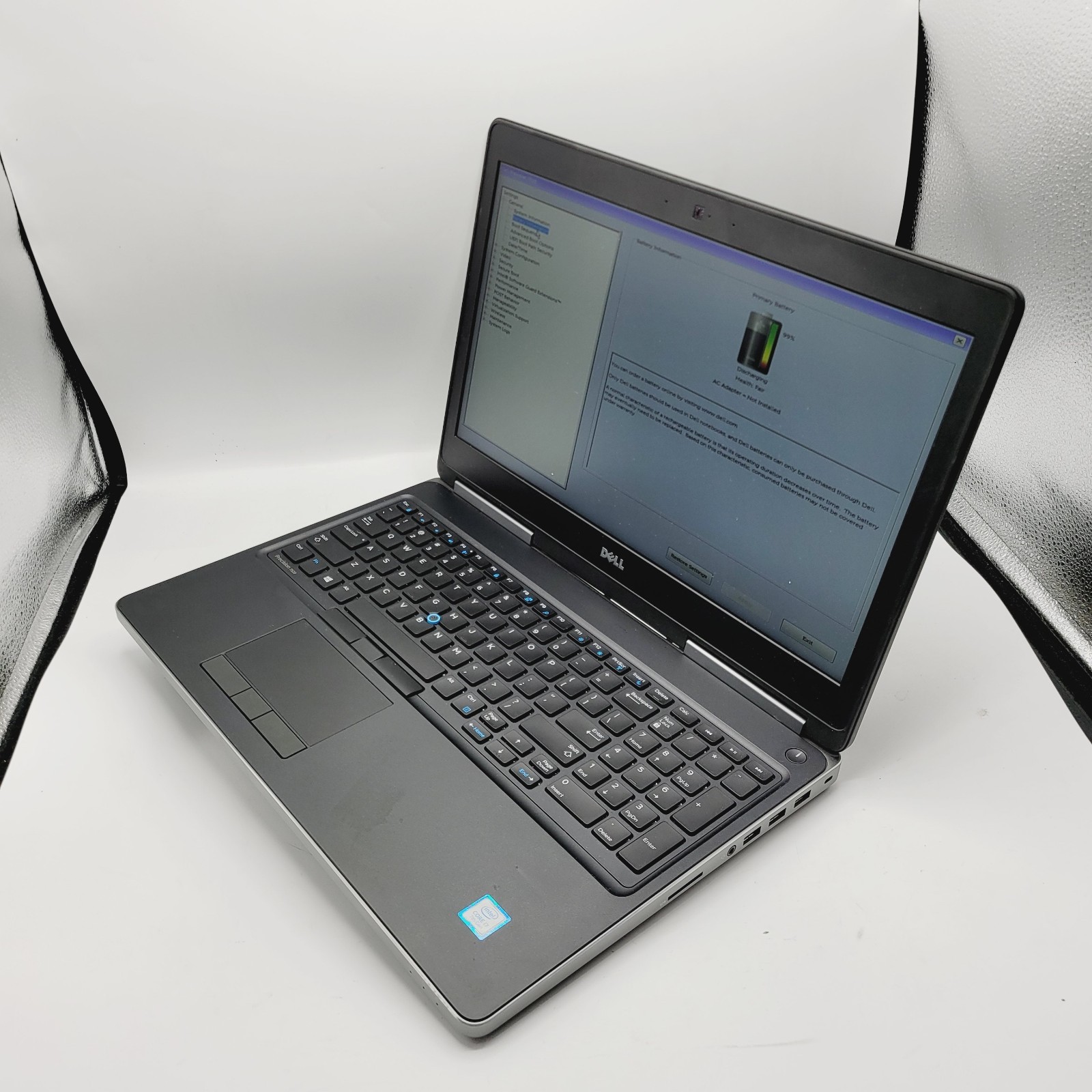 Dell Precision 7520 I7 7820HQ 32GB No HDD 15.6″ Radeon Pro 2GB – ***Boot to Bios
