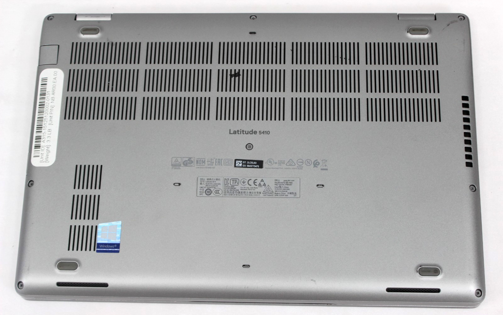Dell Latitude Laptop 5410 Intel i5-10310U 1.7GHz 8GB 256GB 4-Core SSD 14″ Win11