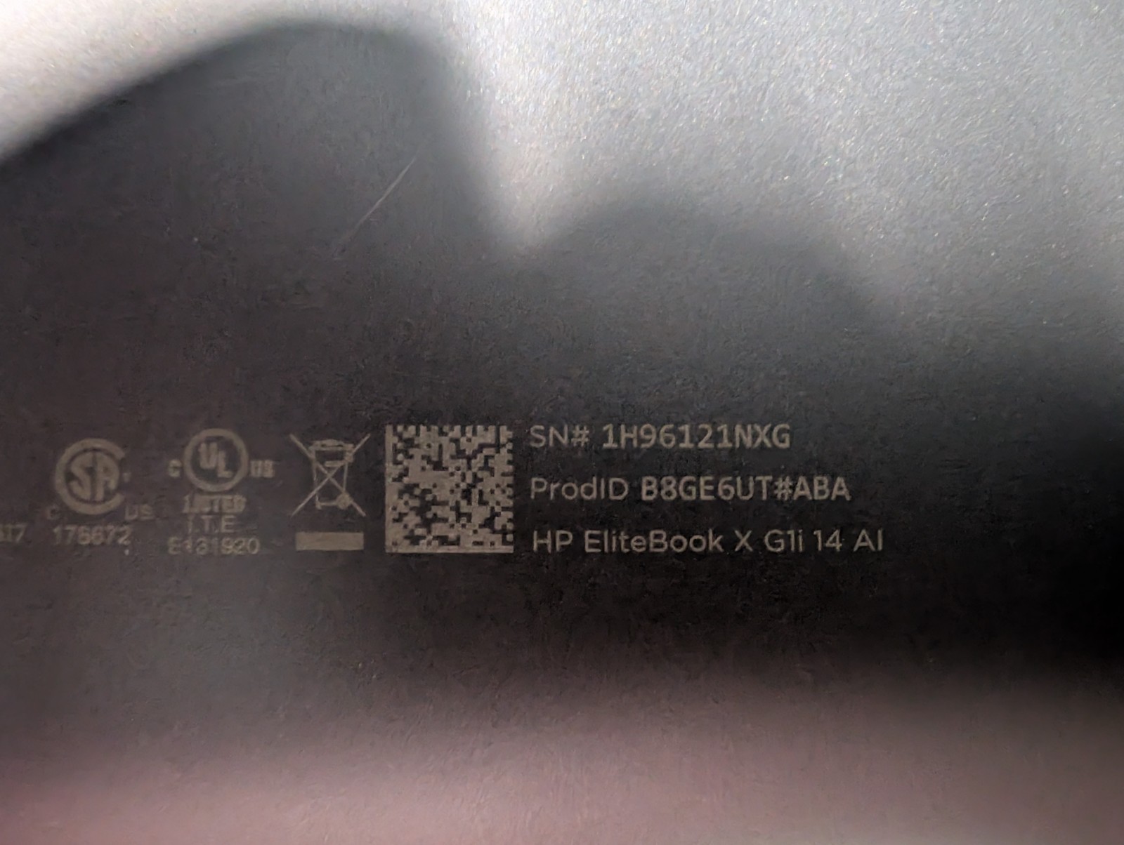 HP EliteBook X G1i 14 AI Ultra 7 268V 32GB DDR5 RAM NO SSD