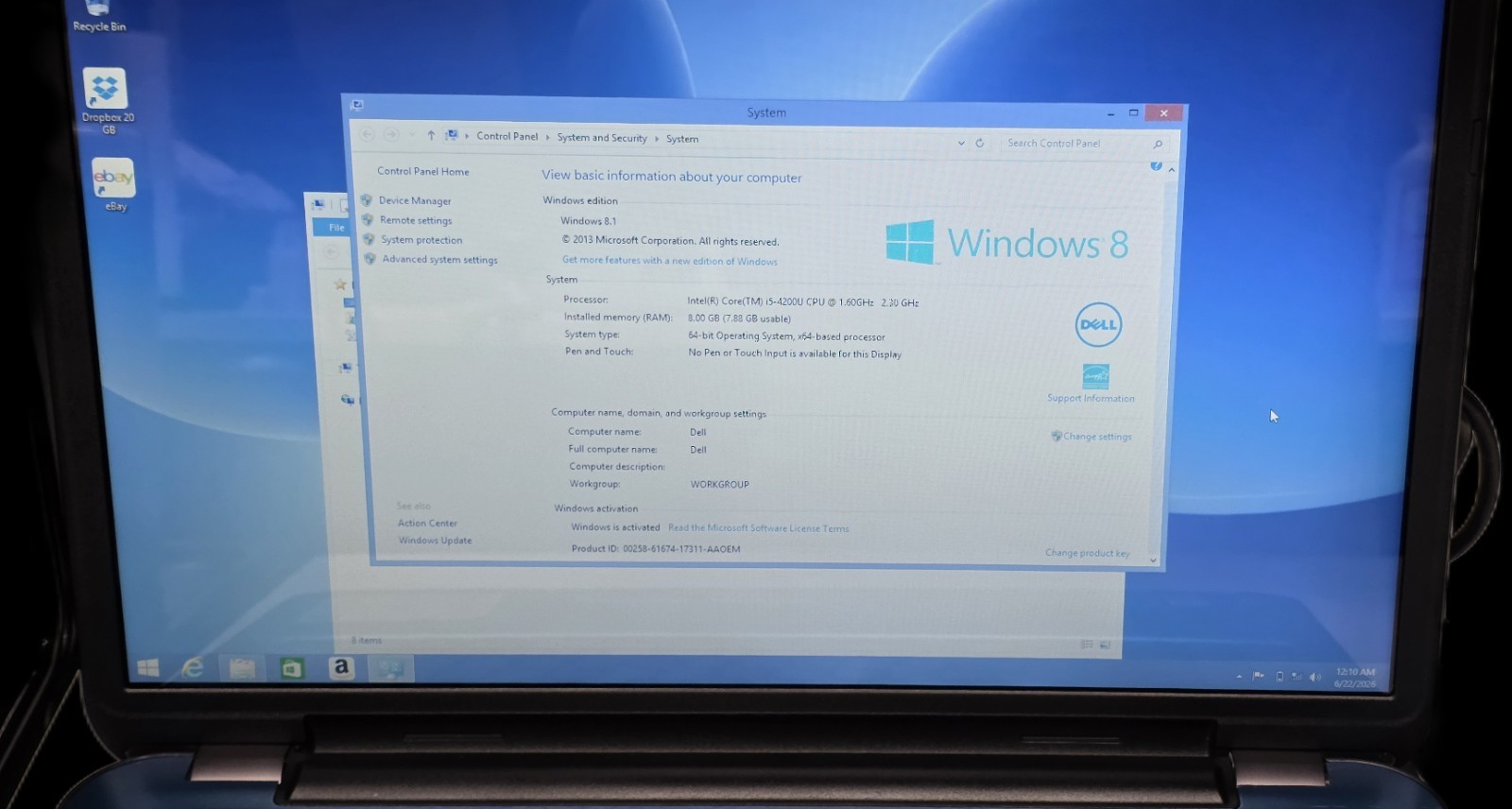 Dell Inspiron 17R 5737 8Gb 1Tb Windows 8