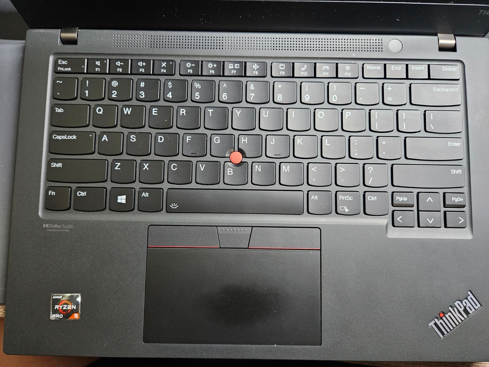 Lenovo ThinkPad T14s Gen 2 14″ Ryzen 5 Pro 5650U 16GB RAM NO SSD