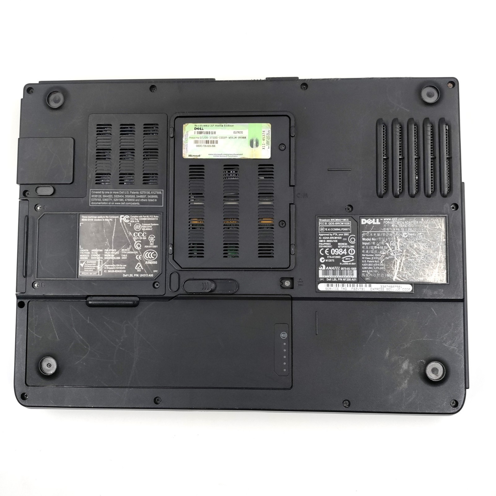 Dell Inspiron 6400 15.4″, Works, No Charger, Needs Reset, Has Pin Lock