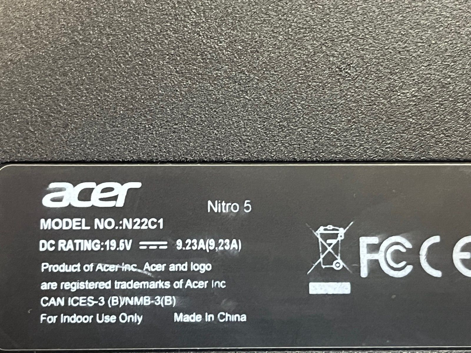 Acer Nitro 5 15.6″ AN515-58 16GB 512GB 3050 Ti i5-12500H 3.1GHz 144Hz Refresh