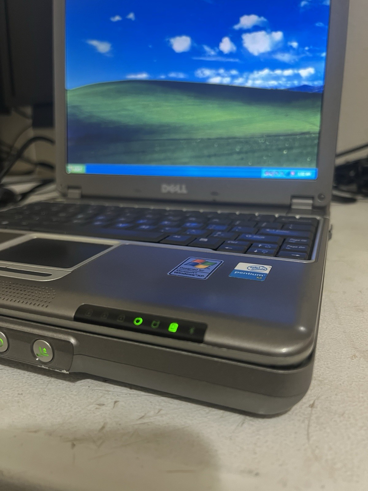 Vintage Dell Latitude X300 Pentium M 1.2GHz 640MB 60GB HDD Win XP w/ Dock Base