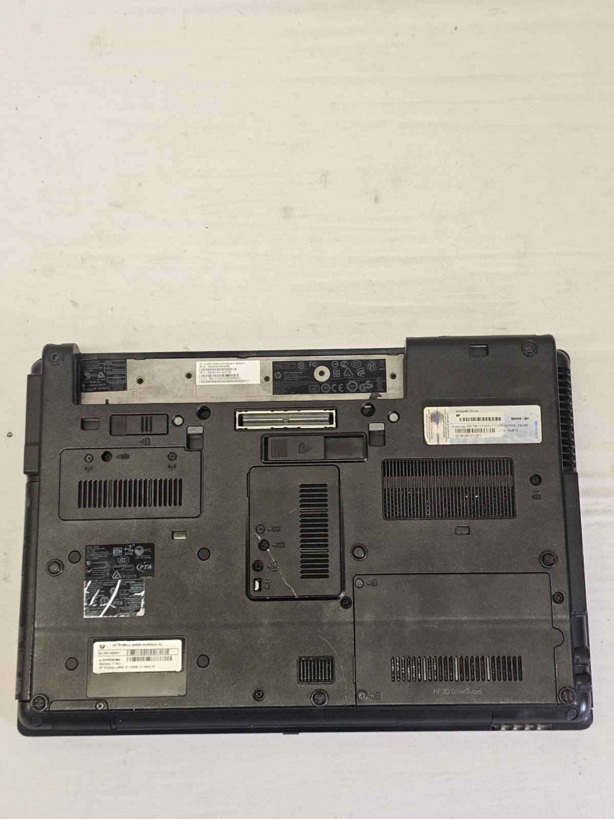 HP ProBook 6450b Laptop – Intel i5-M520 – 4GB RAM – 128GB SSD NO BATTERY WIN 10