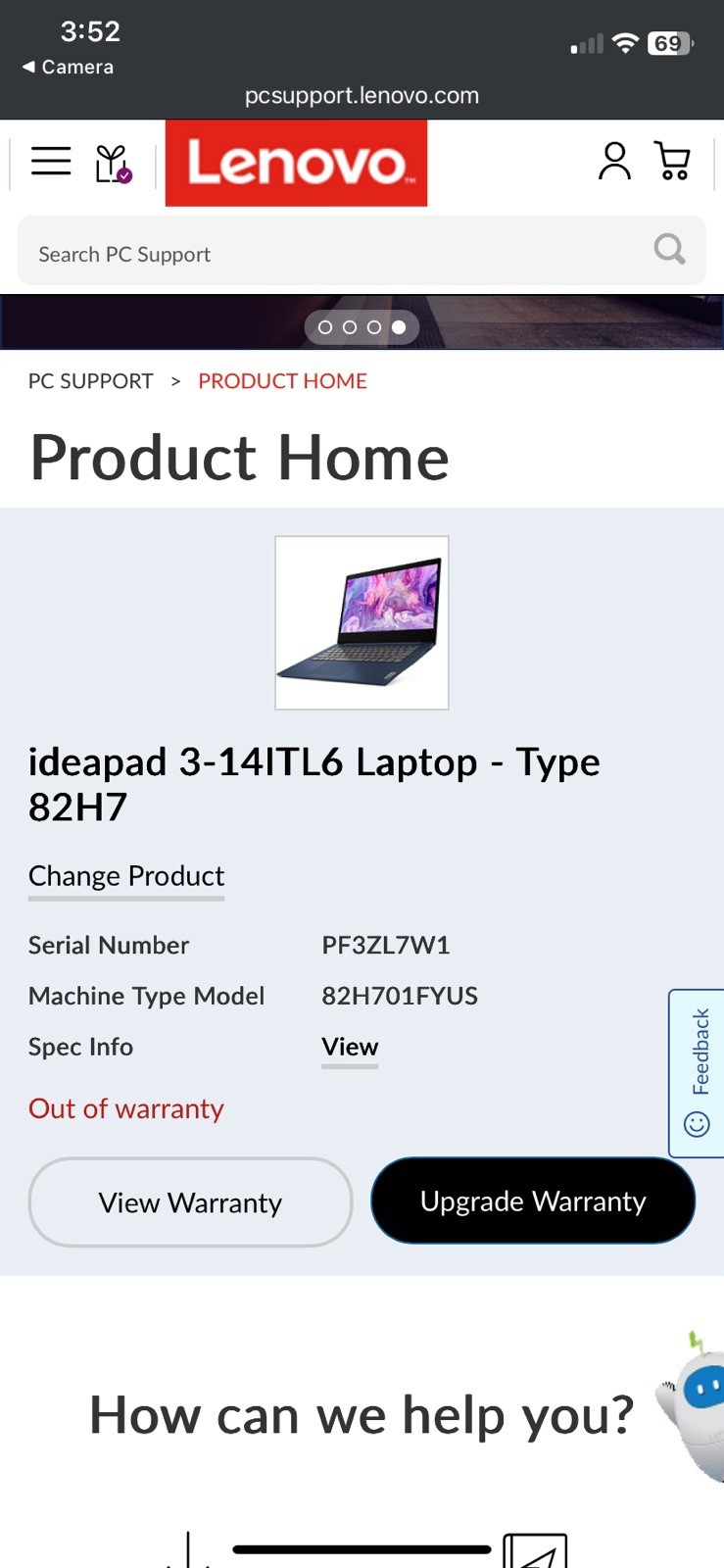 Lenovo IdeaPad 3-14ITL6 14″ FHD Touch i5-1135G7 8GB 512GB SSD W11 Silver READ!!